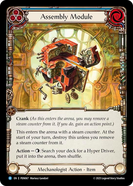 Image for Assembly Module (Blue) (PEN067) (PEN) - Flesh and Blood TCG