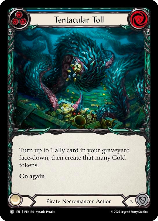 Image for Tentacular Toll (Blue) (PEN164) (PEN) - Flesh and Blood TCG