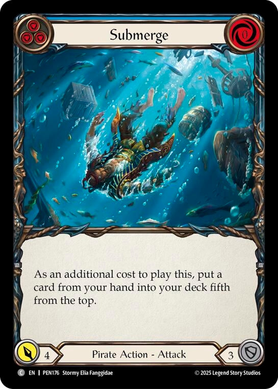 Image for Submerge (Blue) (PEN176) (PEN) - Flesh and Blood TCG