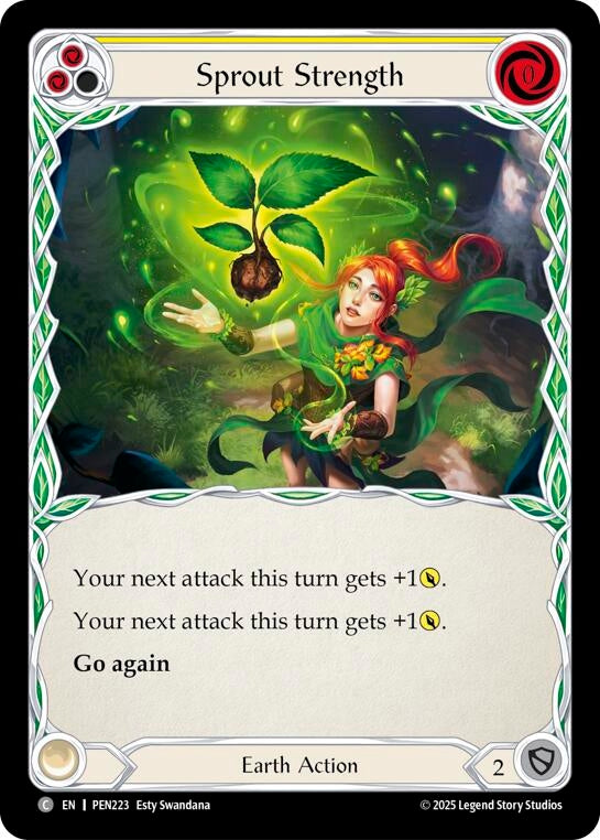 Image for Sprout Strength (Yellow) (PEN223) (PEN) - Flesh and Blood TCG