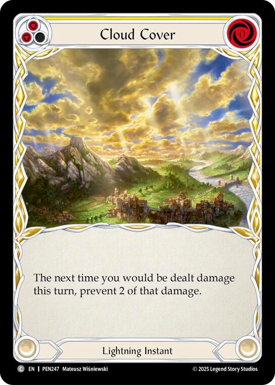 Image for Cloud Cover (Yellow) (PEN247) (PEN) - Flesh and Blood TCG