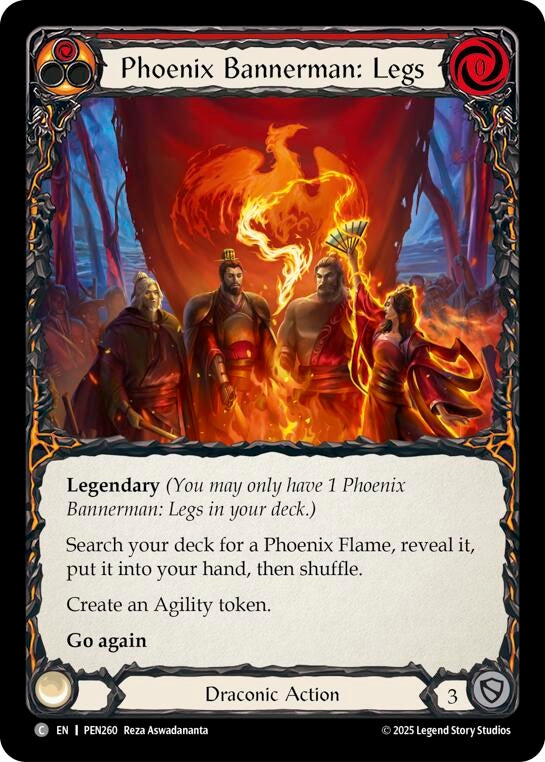 Image for Phoenix Bannerman: Legs (Red) (PEN260) (PEN) - Flesh and Blood TCG