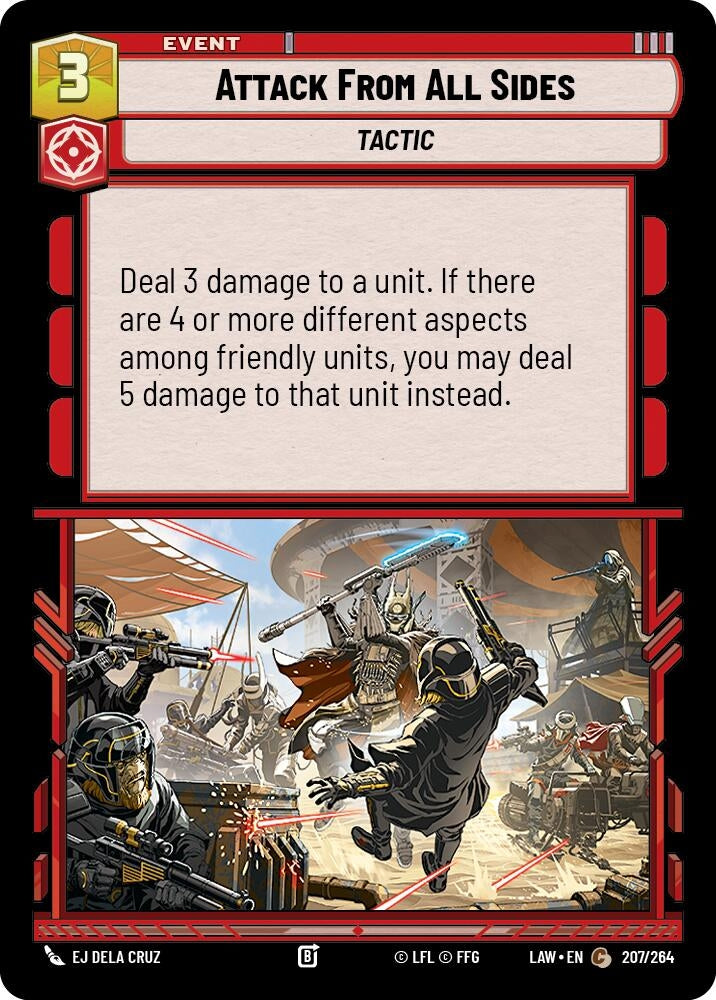Image for Attack From All Sides (207/264) (LAW) - Star Wars: Unlimited