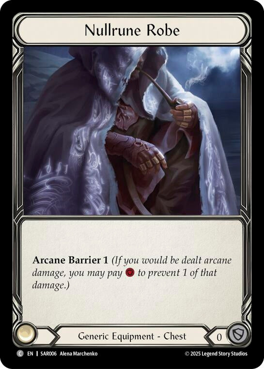 Image for Nullrune Robe (SAR006) (SAR006) - Flesh and Blood TCG
