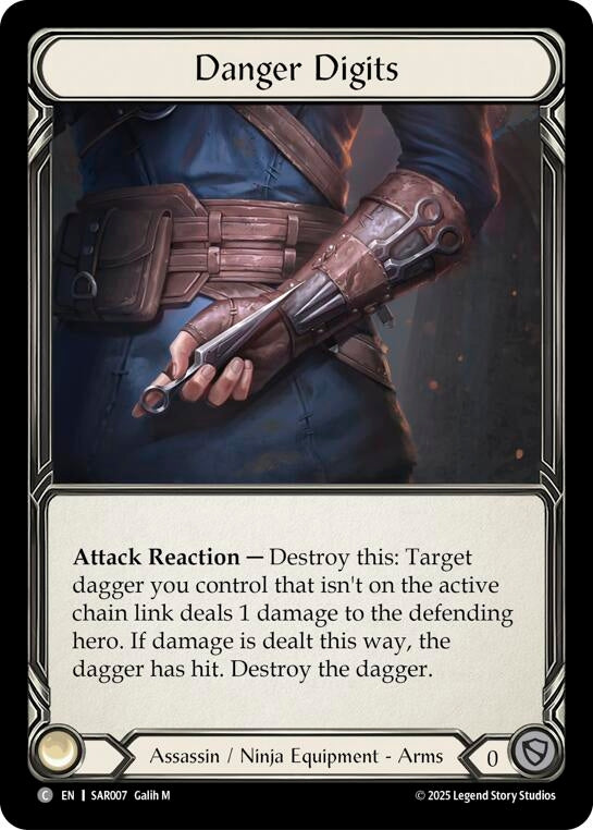 Image for Danger Digits (SAR007) - Flesh and Blood TCG