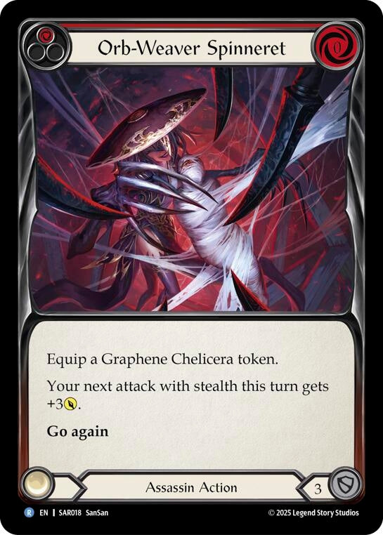 Image for Orb-Weaver Spinneret (SAR018) - Flesh and Blood TCG
