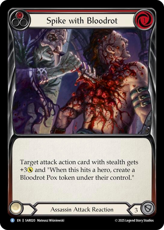 Image for Spike with Bloodrot (SAR020) - Flesh and Blood TCG