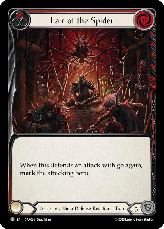 Image for Lair of the Spider (SAR026) - Flesh and Blood TCG