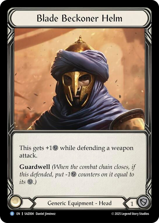 Image for Blade Beckoner Helm (SAZ004) (SAZ004) - Flesh and Blood TCG