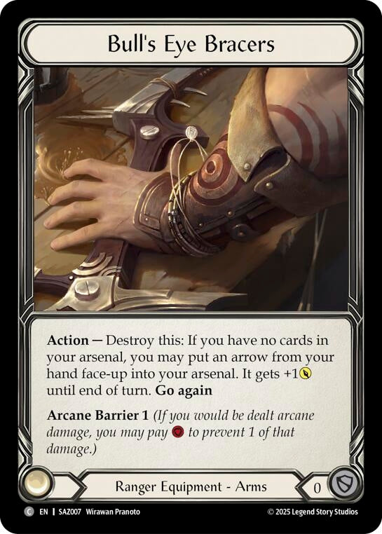 Image for Bull's Eye Bracers (SAZ007) - Flesh and Blood TCG
