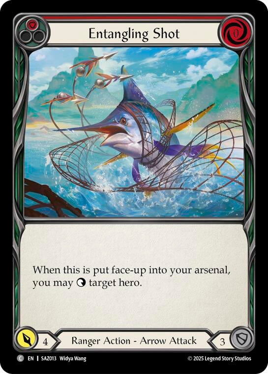 Image for Entangling Shot (SAZ013) - Flesh and Blood TCG