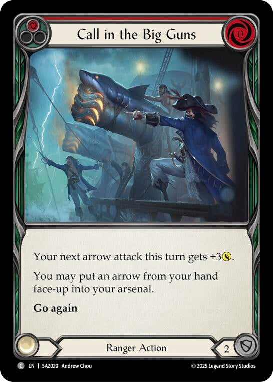 Image for Call in the Big Guns (SAZ020) - Flesh and Blood TCG
