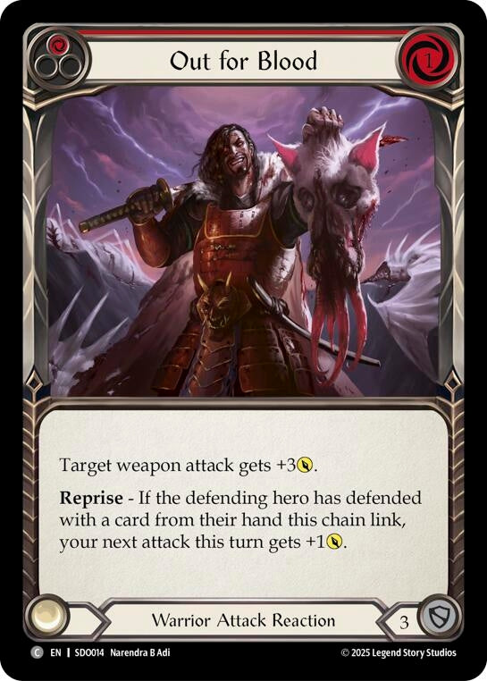 Image for Out for Blood (SDO014) - Flesh and Blood TCG