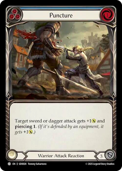 Image for Puncture (Blue) (SDO028) - Flesh and Blood TCG