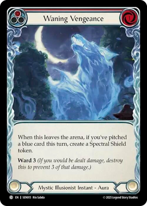 Image for Waning Vengeance (SEN015) - Flesh and Blood TCG
