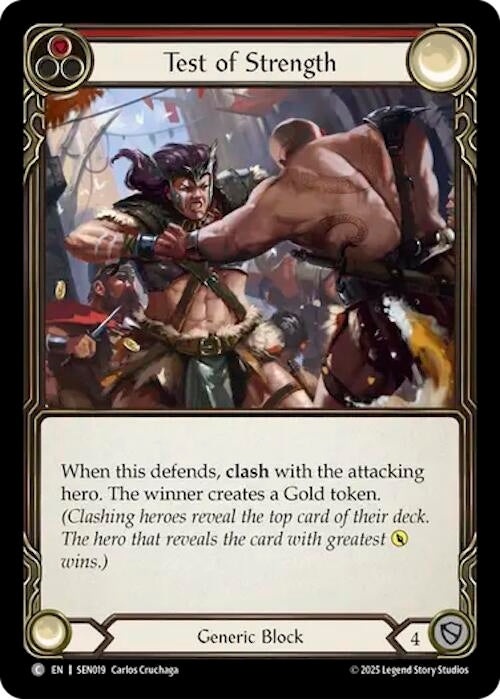 Image for Test of Strength (SEN019) - Flesh and Blood TCG
