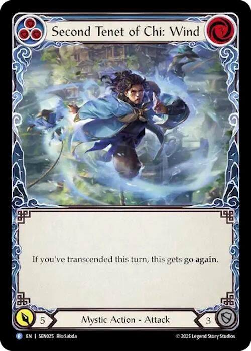 Image for Second Tenet of Chi: Wind (SEN025) - Flesh and Blood TCG