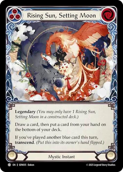 Image for Rising Sun, Setting Moon // Inner Chi (SEN035) - Flesh and Blood TCG