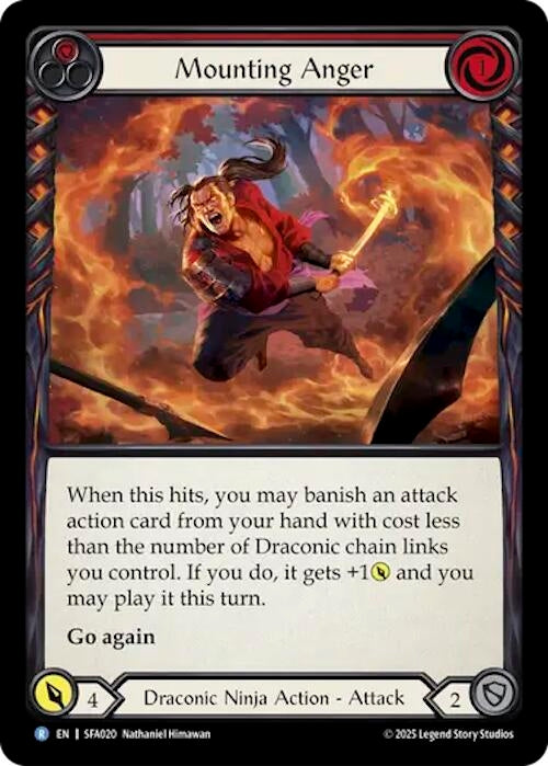 Image for Mounting Anger (SFA020) - Flesh and Blood TCG