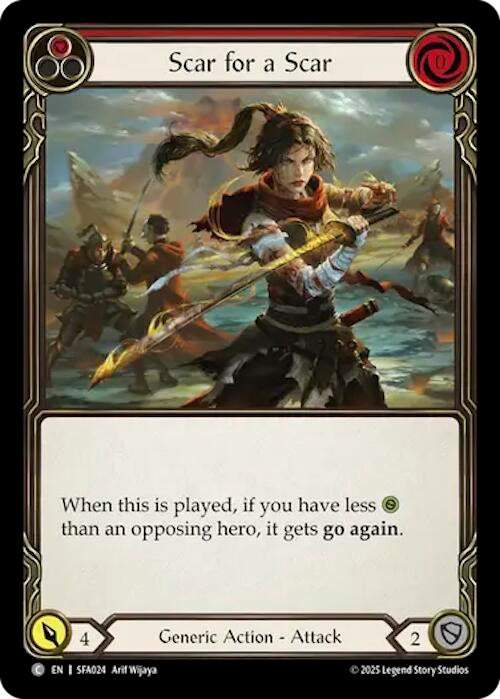 Image for Scar for a Scar (SFA024) (SFA024) - Flesh and Blood TCG