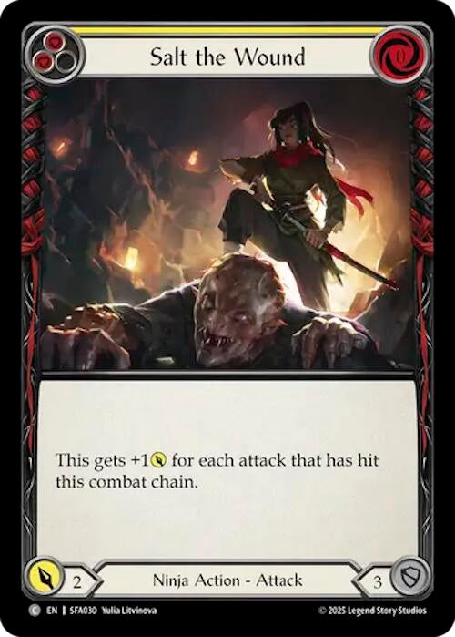 Image for Salt the Wound (SFA030) - Flesh and Blood TCG
