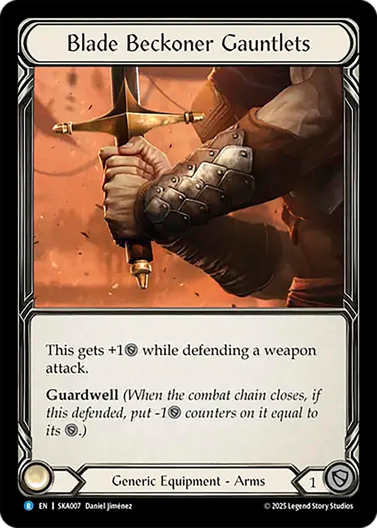 Image for Blade Beckoner Gauntlets (SKA007) (SKA007) - Flesh and Blood TCG