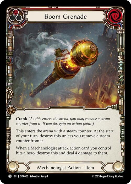 Image for Boom Grenade (SDA023) - Flesh and Blood TCG