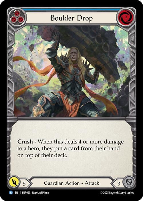 Image for Boulder Drop (Blue) (SBR023) - Flesh and Blood TCG