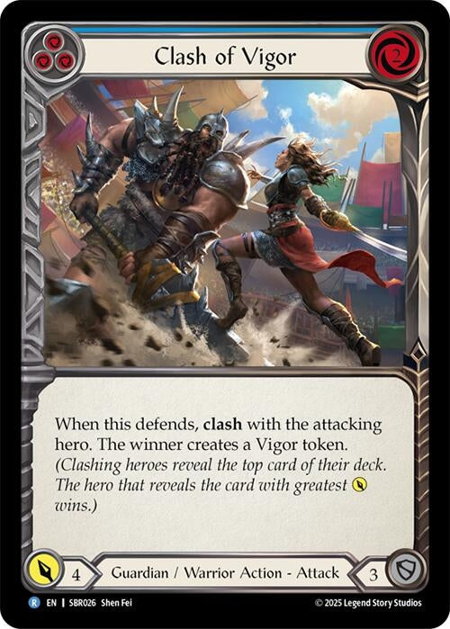 Image for Clash of Vigor (SBR026) - Flesh and Blood TCG