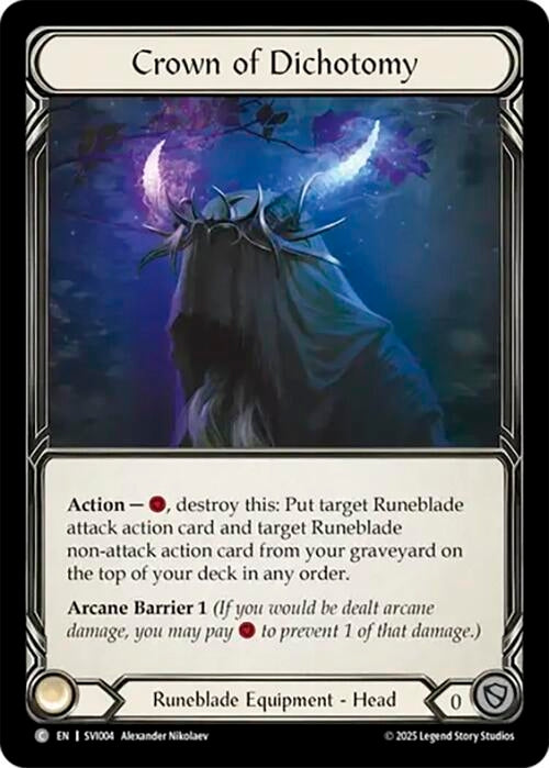 Image for Crown of Dichotomy (SVI004) - Flesh and Blood TCG
