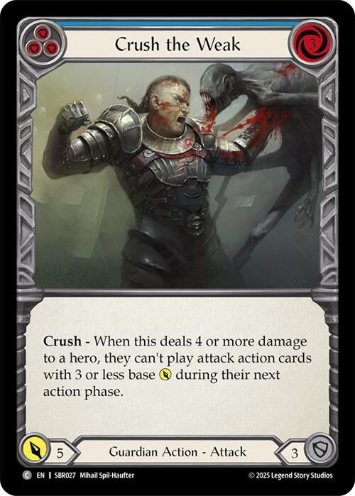 Image for Crush the Weak (SBR027) - Flesh and Blood TCG