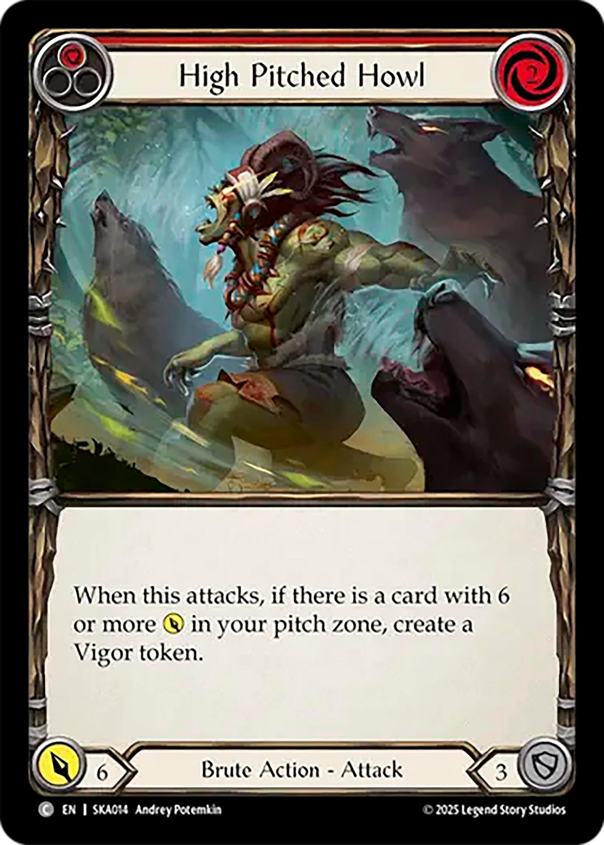 Image for High Pitched Howl (SKA014) - Flesh and Blood TCG