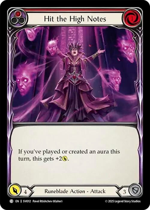 Image for Hit the High Notes (SVI012) - Flesh and Blood TCG