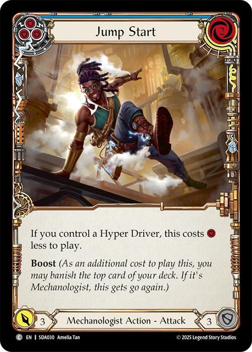 Image for Jump Start (Blue) (SDA030) - Flesh and Blood TCG