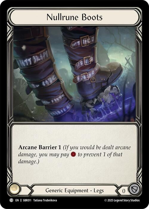 Image for Nullrune Boots (SBR011) (SBR011) - Flesh and Blood TCG