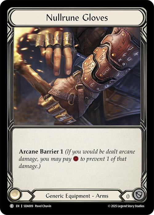 Image for Nullrune Gloves (SDA009) (SDA009) - Flesh and Blood TCG