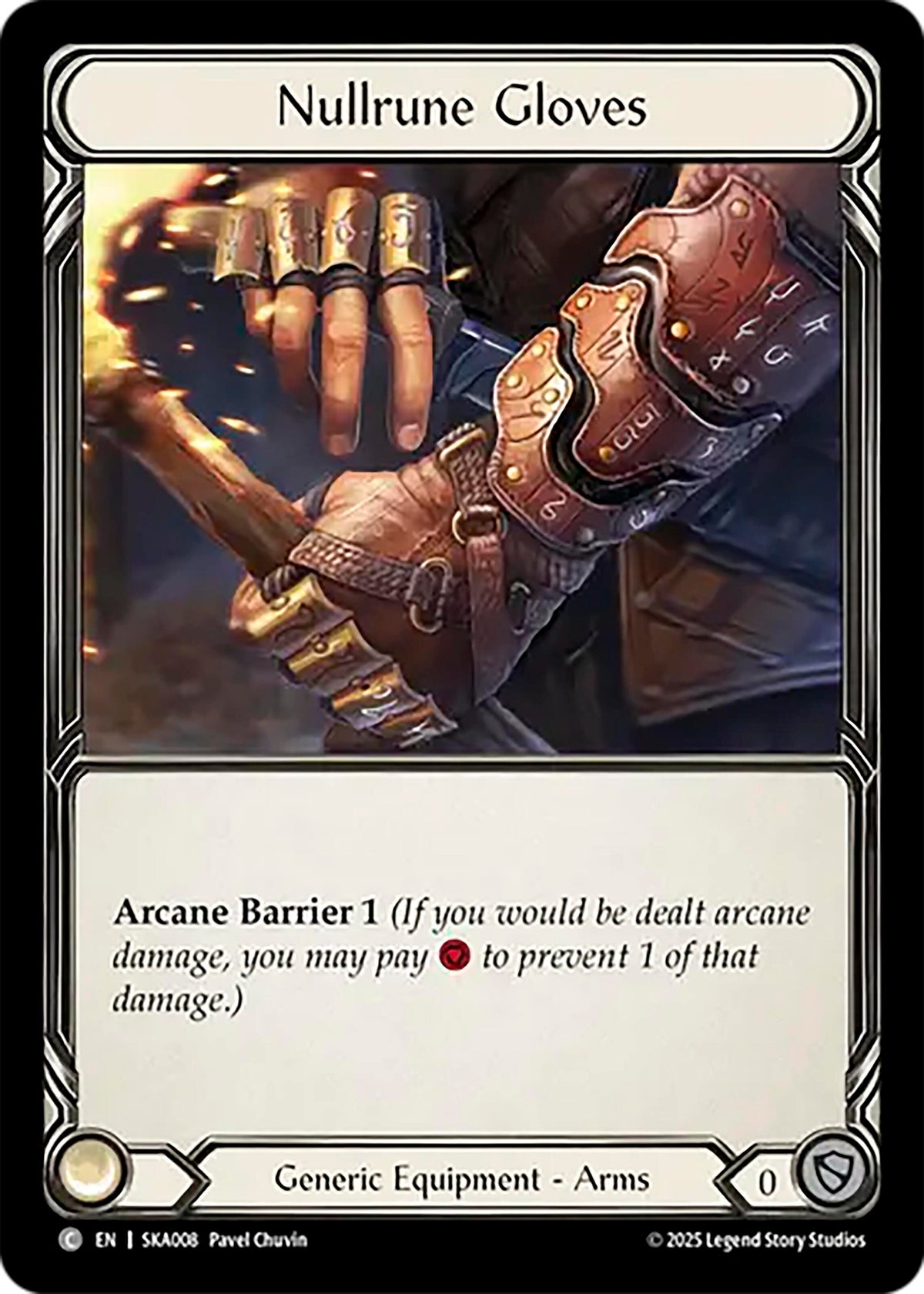 Image for Nullrune Gloves (SKA008) (SKA008) - Flesh and Blood TCG