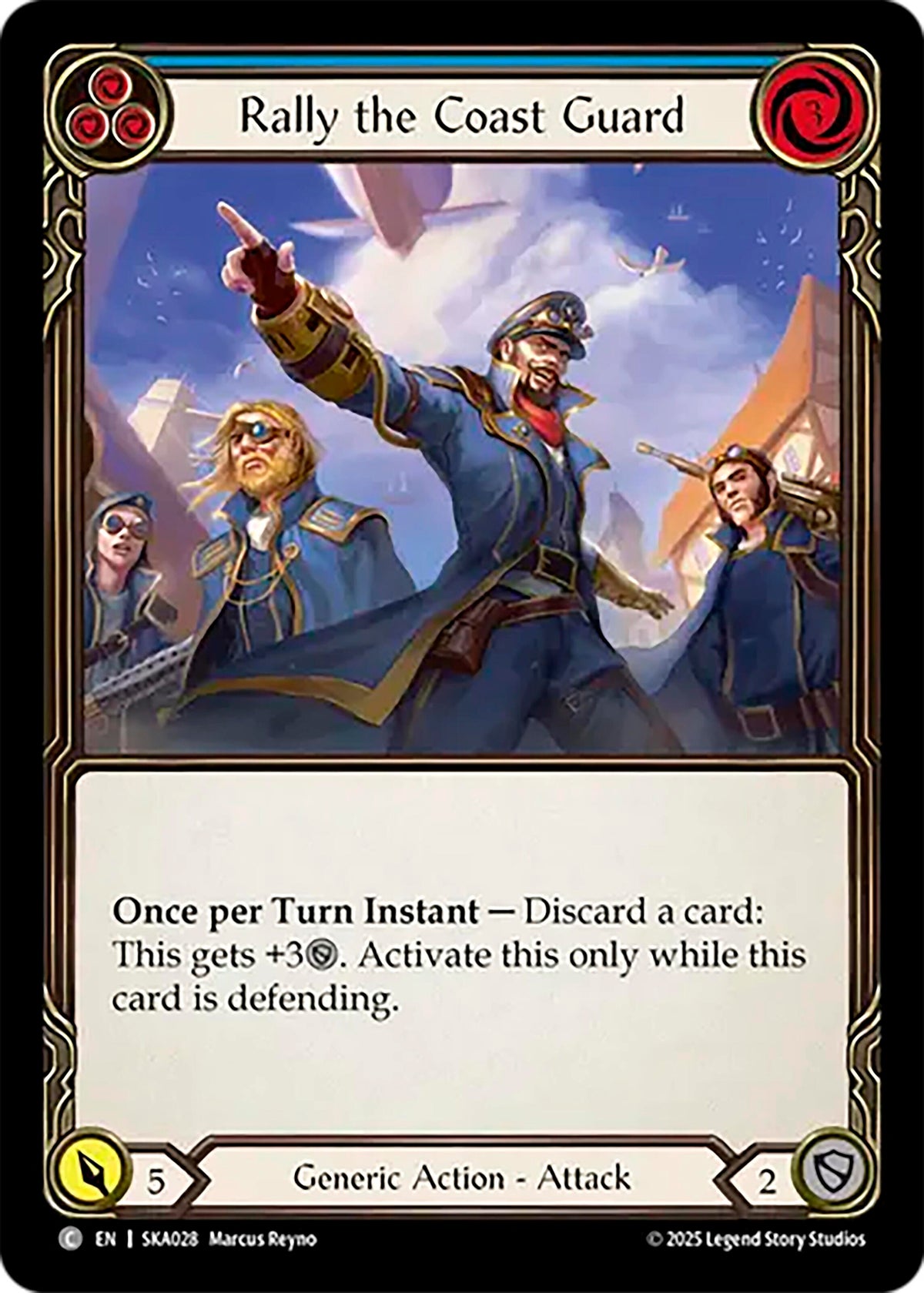 Image for Rally the Coast Guard (SKA028) - Flesh and Blood TCG