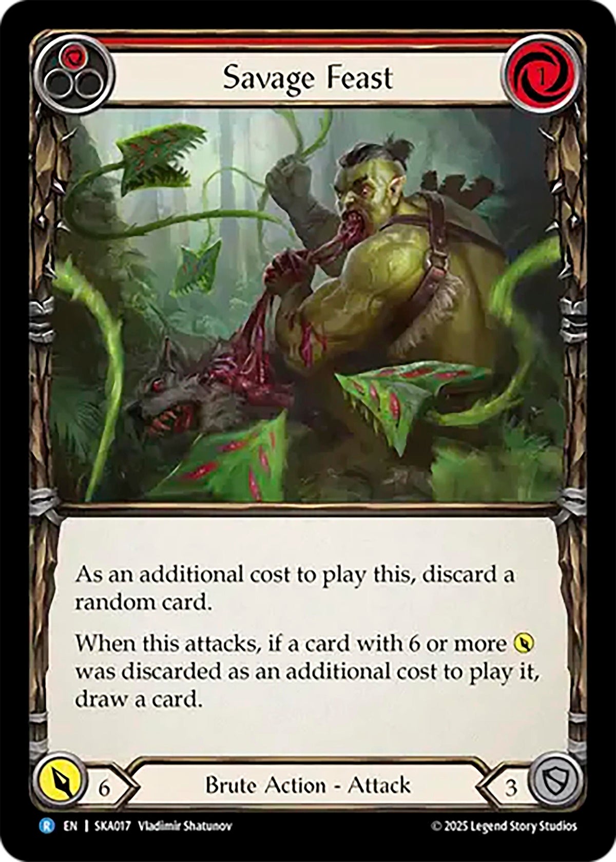 Image for Savage Feast (SKA017) - Flesh and Blood TCG