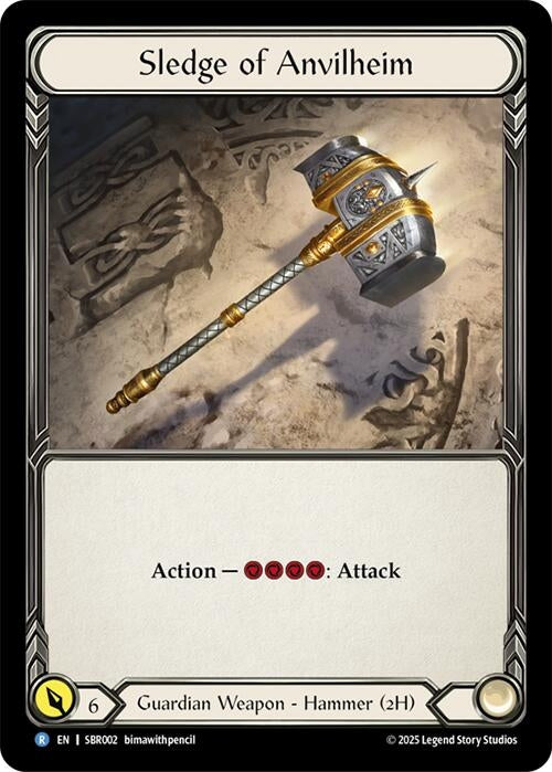 Image for Sledge of Anvilheim (SBR002) - Flesh and Blood TCG