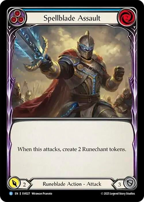 Image for Spellblade Assault (Blue) (SVI027) - Flesh and Blood TCG