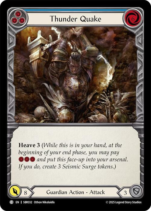 Image for Thunder Quake (SBR032) - Flesh and Blood TCG