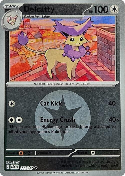 Image for Delcatty (Energy Symbol Pattern) (166/217) (ASC) - Pokemon