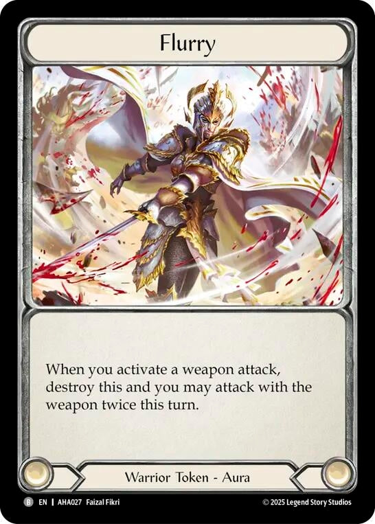 Image for Flurry (AHA027) (AHA) - Flesh and Blood TCG