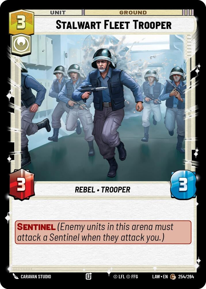 Image for Stalwart Fleet Trooper (254/264) (LAW) - Star Wars: Unlimited