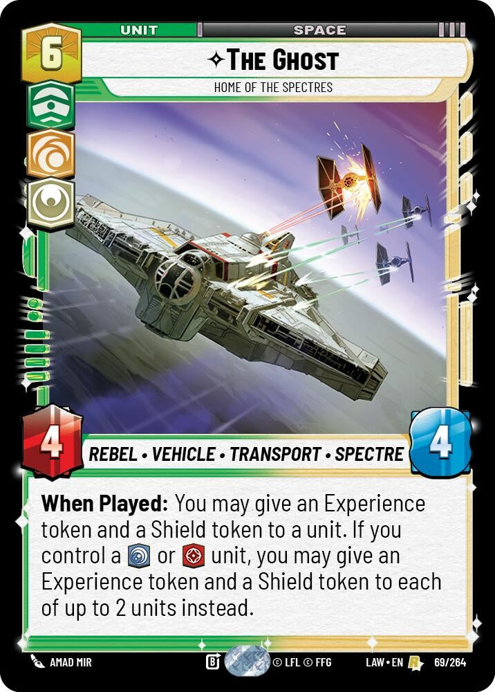 Image for The Ghost - Home of the Spectres (69/264) (LAW) - Star Wars: Unlimited