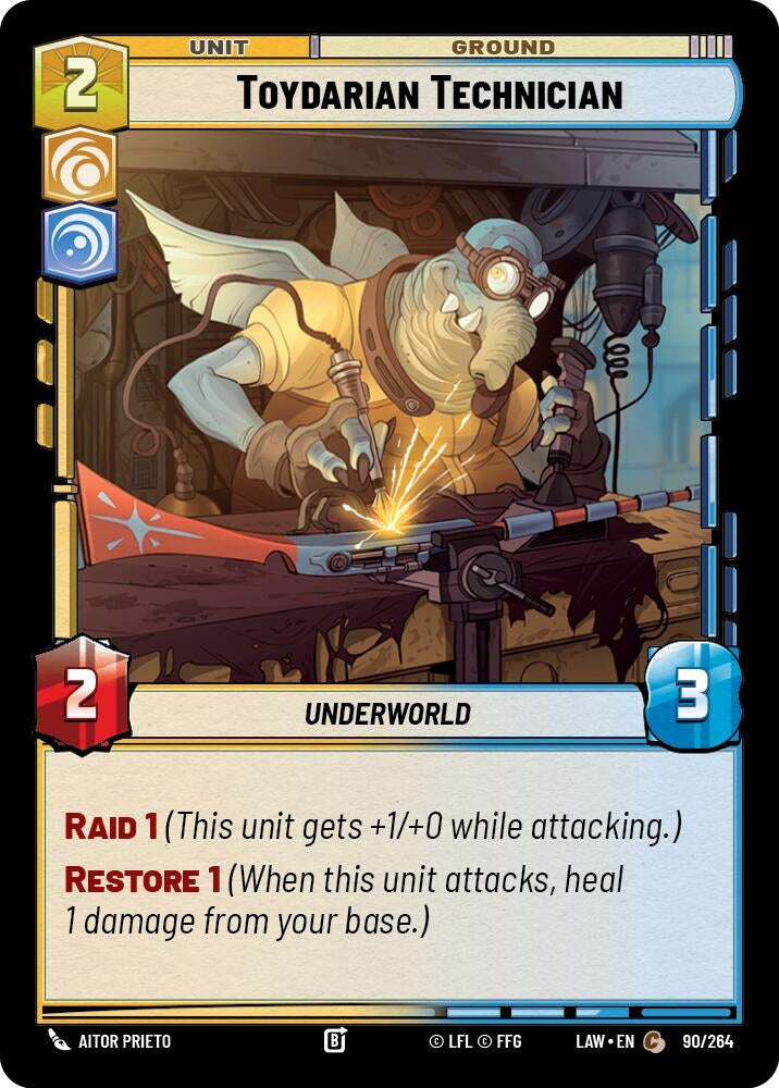 Image for Toydarian Technician (90/264) (LAW) - Star Wars: Unlimited