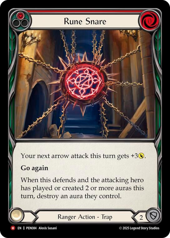Image for Rune Snare (Red) (PEN084) (PEN) - Flesh and Blood TCG