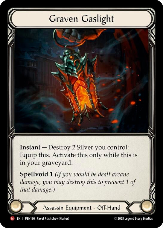 Image for Graven Gaslight (PEN136) (PEN) - Flesh and Blood TCG