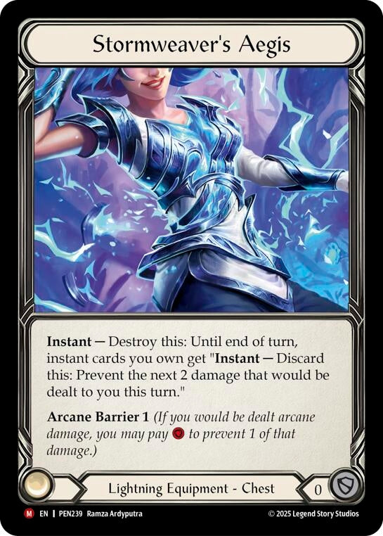 Image for Stormweavers Aegis (PEN239) (PEN) - Flesh and Blood TCG